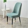 Odot Coprisedie con Schienale Curvo, Coprisedia Elasticizzati 2/4/6/8 Pezzi, Vello Shaker Copri Sedia da Cucina, Lavabili Copri Sedia per Hotel, Ristorante (6 piezas,Verde Menta)