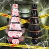 iZoeL Decorazioni Halloween Esterno, 2 PCS Halloween Horror Cadaveri Appesi | Cadavere Finto, Ragnatela Halloween, Sacchetti, Nastro Segnaletico, Corda, Nastro Adesivo, Esterno Interno, Giardino Bagno