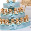 Viale Magico VialeMagico Torta Bomboniera Battesimo Confettata Orsetto con Ali Bimbo Statuina 60 fettine