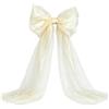Generico Fiocchi per albero Natale tulle, decor per fondali Fiocchi nuziale gigante | Grande Fiocchi in tulle trasparente, leggero e fluido, facile acconciare, mantiene forma per alberi Natale, matrimoni, feste
