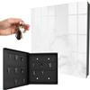 Generic Cassa 30x30 cm marmo eleganza Porta Sinistra Nero | Appendiabiti | Bacheca | Vetrinetta | Nicchia | Casellario | Armadio | Gancio | Quadro | Mobiletto | Contenitore | Supporto