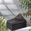 Generic Vela Ombreggiante con Occhielli,per Giardino,UV, 80% Protezione Rete,5x14m