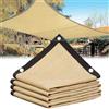 Generic Vela Ombreggiante con Occhielli,per Giardino,UV, 80% Protezione Rete,5x14m