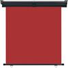 Générique Tenda Vertical Balcone 165x250 cm, Rosso | Poliestere resistente, rullo di alluminio, funzione autobloccante, fissaggio a parete o soffitto