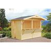Italfrom Chiosco Box Casette di Legno Casetta da Giardino in Legno d'Abete 16mm-5M²-273x190 cm