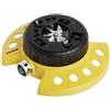 DRAMM ColorStorm 15023 - Irrigatore a torretta a 9 Motivi con Base in Metallo Resistente, Colore: Giallo