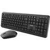 Canyon Set tastiera e mouse W-20, layout UK/US, colore nero