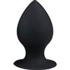EasyToys Teazers Easytoys Plug Anale in Silicone Morbido, Medium, Nero - 1 Prodotto