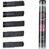 JOMPENS Mina di ricambio cancellabile per matita meccanica da 90 mm, grande capacità, 0,5/0,7/0,9/1,3/2,0 mm, nera 2B, anima in grafite 2B, facile da trasportare, adatta per schizzi, cancelleria da