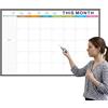 Generico Foldable Dry Erase Wall Calendar No Date Big Planning Planner | with To-Do List and Notes Area Wall Whiteboard Calendar for Home Office School Classroom Business Project Management