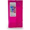 office box Colorline - Set geometrico con raccoglitore con elastici + righello da 30 | Custodia protettiva rigida