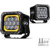 antom Faro da lavoro LED 12V/24V omologato ECE, luce retromarcia per trattore, escavatore, camion, faro supplementare impermeabile IP68, per agricoltura e cantieri