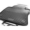 kh Teile Tappetino in gomma per VW Tiguan, 4 pezzi, colore: nero