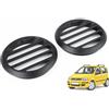 Ricreo Diffusori Bocchette Aria Cruscotto compatibili con Fiat Panda 169 2003-2011, Aeratori Ventilazione e Climatizzazione, Versione Centrali/Laterali Inferiori o Laterali Superiori 2 PEZZI