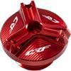 Zzhang Compatibile con CRF150R CRF300L CRF 300L 450 250R 250L 450R/X CRF250M CRF 1000L 125R 150R Tappo olio motore Accessori(CRF red)
