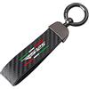 SXHM Per Aprilia. RS125 RS 125 RS125 Anello Con Chiave In Fibra Di Carbonio Con Cordino Per Moto Moto Portachiavi (Colore : Nero, Size : Normal)
