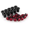 UYCHYTQR Kit bulloni Per Ducati 748 916 996 998 749 999 848 1098 1198 Per Panigale 899 959 1199 1299 10 Pezzi M4 * 16 Kit Bulloni Parabrezza Viti Parabrezza | ROSSO