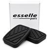 Esselle Parts Copripedali per Suzuki Baleno Cambio Manuale, Set Pedaliera in Gomma Antiscivolo, Copri Pedali Freno e Frizione ad Incastro Plug & Play, Resistenti all'Usura, Nero