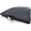 kh Teile Tappetini in gomma adatti per VW Up Set di tappetini in gomma per pavimento (design a nido d'ape), fissaggio originale, inodore, 4 pezzi, nero