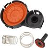 Riloer Kit di riparazione coperchio valvola PCV, kit di riparazione membrana PCV, tappo valvola PCV, membrana coperchio valvola PCV compatibile con Citroen Berlingo 1.6HDI, 0248S0