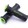 Dominó Manopole in gomma per manubrio moto da strada, sportbike, naked, tourer, sportbike, moto2, moto3, premoto3, moto4, moto5 (verde)