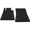 kh Teile Rip tappetini per SLK R170 Facelift 2001 - 2004 tappetini auto in tessuto a reps dalla nero 2 pezzi anteriore