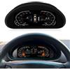FAJSE Quadro strumenti digitale LCD da 10,25 pollici compatibile con BMW E46 1999-2004, Display tachimetro e contagiri, Apple CarPlay wireless e MirrorLink, Installazione non distruttiva