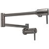 Delta 1165LF-KS - Staffa da parete, in acciaio INOX, colore: Nero
