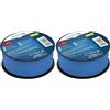 HÖGERT TECHNIK - Cavo da costruzione, filo per pavimentazione, filo livellante, resistente agli strappi e resistente, lunghezza 100 metri, diametro 1,5 mm, colore blu facilmente visibile