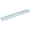 cyclingcolors griglia di ventilazione rettangolare plastico cucina mobili legno da incasso aerazione universale, 600 x 60mm argento