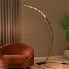 Lucide CURVE lampada curva LED, 44700/11/02, CURVE [Lampade per Interni > Lampade da Terra]