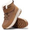 FitVille Stivali da Donna Invernali Pianta Larga Scarpe da Neve con Pelo Impermeabili Foderate Calde Stivali corti da Esterno Antiscivolo