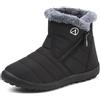 LAZAZAFI Stivali Ragazze Ragazzi Invernali Stivali da Neve Impermeabili Caldo Peluche Bambini Stivaletti All'aperto Antiscivolo Scarpe Trekking