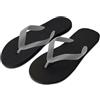 cubex professional 10 Infradito Uomo in EVA Taglia Unica 100% Waterproof Morbide in Gomma Nere e Grigie per Hotel, Centro Benessere e Spa, Piscine e Centri Balneari