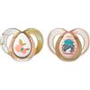 Tommee Tippee 2 Ciucci alla moda 6-18 mesi bambina - 2 pezzi
