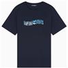 Emporio Armani Camicia da Uomo Beachwear, EA Logo Armani Blu, L