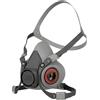 3M 6200M Respiratore a Semimaschera Riutilizzabile, Taglia M