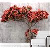 ManFototapete 3D Effetto Moderna Semplice Fiori Rossi Albero Foto Carta Da Parati Non Tessuto Murales Soggiorno Tv Divano Camera Da Letto Decorazione Della Parete 200(W) X140(H) Cm