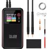 Cepolawa Saldatrice a punti a batteria, display a colori 1,8, supporto mani libere, protezione surriscaldamento, preriscaldo regolabile, per pacchi batteria 18650 26650 32650 Li-ion Ni-MH Ni-Cd