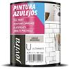JOVIRA PINTURAS Vernice Per Piastrelle 750 ml |ultra opaco a Base d'acqua. Date un nuovo look alla vostra cucina e al vostro bagno. (750 Millilitri,Greige Moderno)
