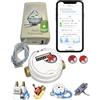 ODevice Kit intelligente per Contatori Acqua Impulsi, Flussometro WiFi LoRa -ODevice- Telelettura, Monitoraggio, Allarmi Perdite, Volume, Livello Serbatoio, Irrigazione, Misura Distanza, Rilevamento, Piscina