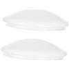 SHINEOFI 2 Pezzi Paralume Per Lampada Da Soffitto Luce Da Soffitto Ventilatore Da Globi Di Per Apparecchi Di Illuminazione Paralumi Di Ricambio In Pvc Bianco