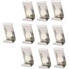BETOOKY Ganci per Cornici in Ferro Argentati, 60 Pezzi, per Telai | Accessori per Cornice, Attaccaglia, Appendini per Quadri Clip, Gancio per Cornice per Foto