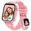 NAIXUES Smartwatch Bambini con GPS/SOS/HD Videochiamata/Telefono, Rosa | 4G Bambini per Ragazze e Ragazzi con SMS, Chat Vocale, Modalità Classe, Chiamata, modalità Lezione, Sveglia