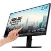 ASUS Monitor multi-touch da 24 1080P (BE24ECSBT) - Full HD, IPS, touch a 10 punti, IPS, Eye Care, USB-C con Power Delivery, HDMI, DisplayPort Daisy Chain, regolabile in altezza, montaggio a parete