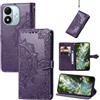 Fertuo Cover a Libro Antiurto per Xiaomi Redmi Note 17 5G / 4G, Viola | Custodia con Porta Carte, Chiusura Magnetica, Stand, Cordino, Mandala, Portafoglio in Pelle PU, Silicone, Case per Donne