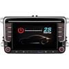 YZKONG Autoradio per VW Passat Golf Mk5 Jetta Caddy Eos Tiguan con Wireless Carplay Android Auto, ricevitore per auto a doppio din Screen, radio AM/FM Bluetooth porta USB
