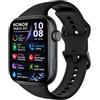 HONOR Watch X5i Smartwatch, 1.97 AMOLED Display Orologio Smart con Chiamate Bluetooth, Batteria 21 Giorni, Monitoraggio Cardiaco e SpO2 24/7, 109 Modalità Sport, Impermeabile 10M (nero)