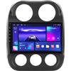 Plyisty Autoradio per Patriot 2010-2016, Autoradio Touchscreen 2G+32G da 10,1 Pollici con Carplay Wireless e Android Auto, WiFi, BT, HiFi, GPS, SWC