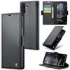 Idhiem Flip Libro Wallet Cover per Samsung Galaxy A26, Nero | Pelle PU Premium, Custodia Portafoglio Flip Libro, Blocco RFID, Slot per Carte, Antiurto Wallet Cover, Funzione Supporto